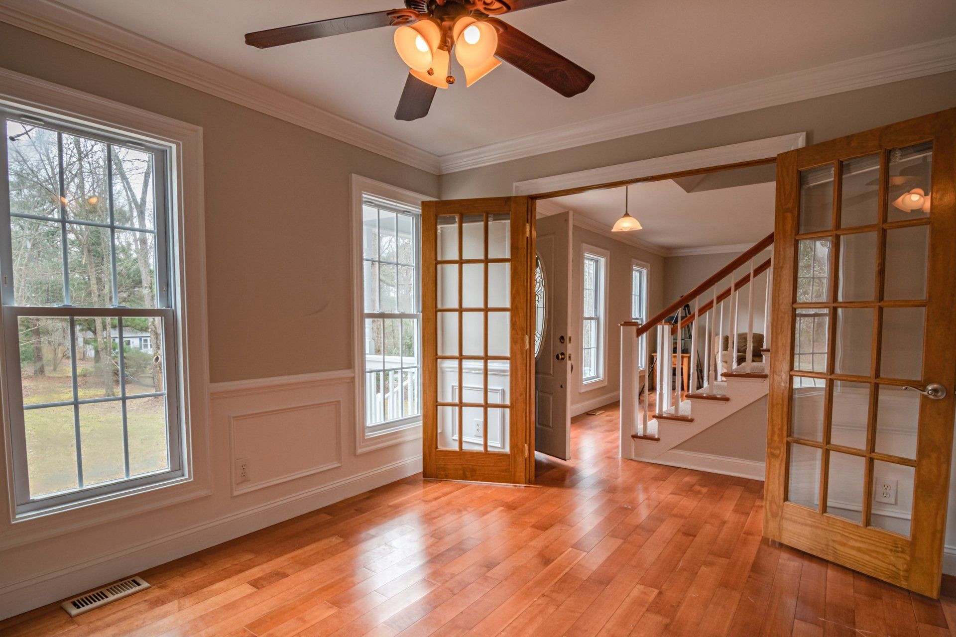 New door installation in a West Roxbury, MA home
